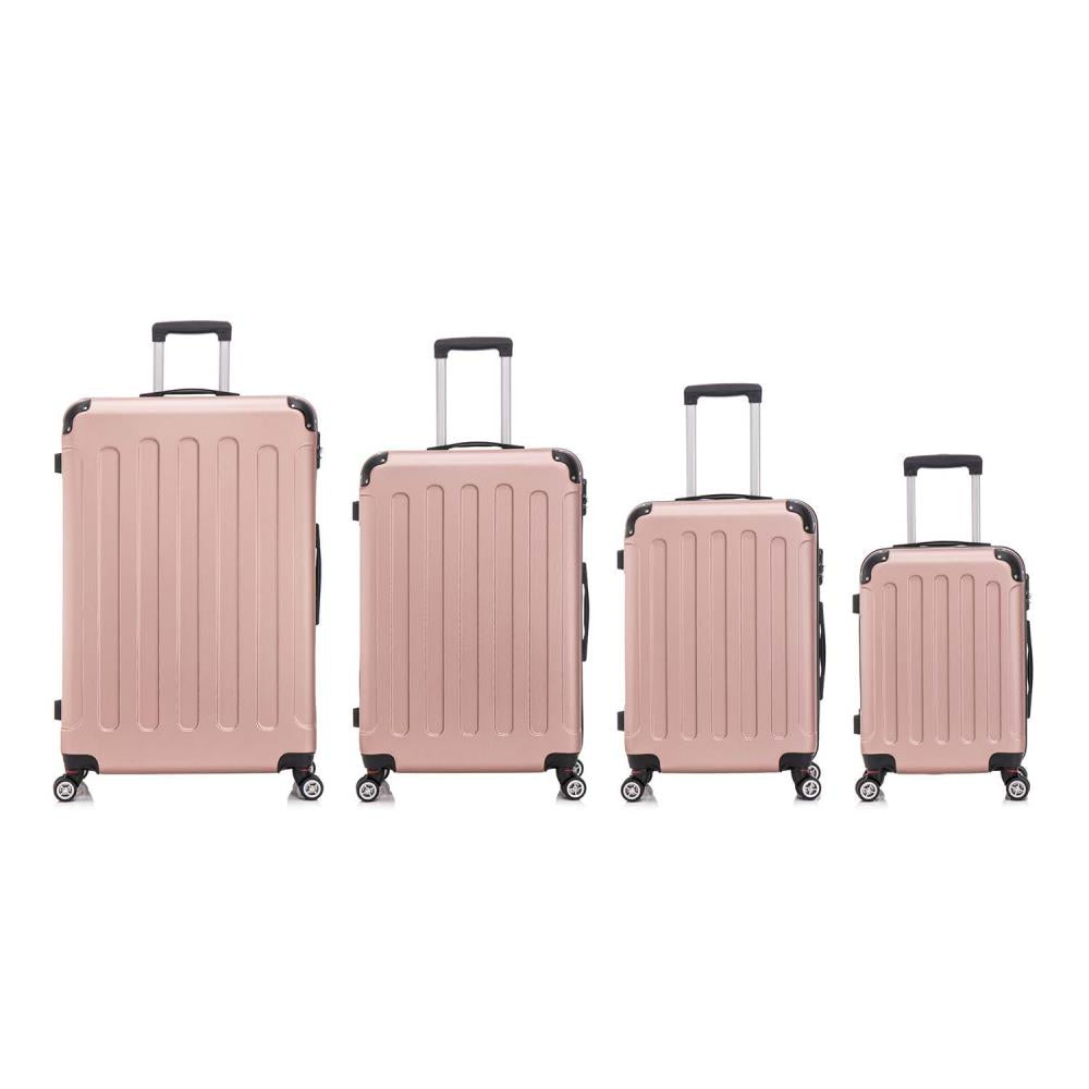 Herolite Tokio Alt Rosa 4-Doppelrollen Trolley Set 4tlg.