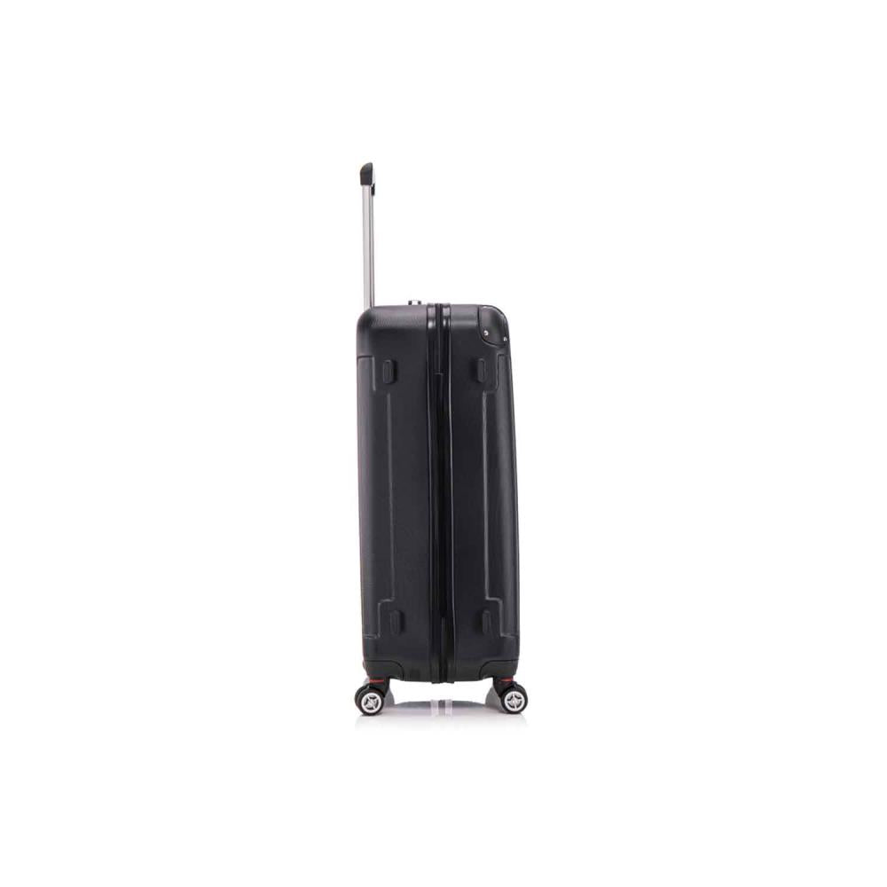 Herolite Hongkong Schwarz 4-Doppelrollen Trolley L 77 cm