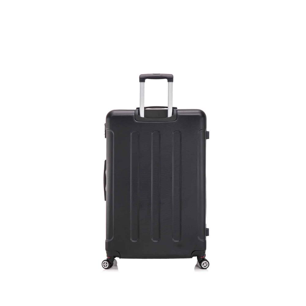 Herolite Hongkong Schwarz 4-Doppelrollen Trolley XL 87 cm