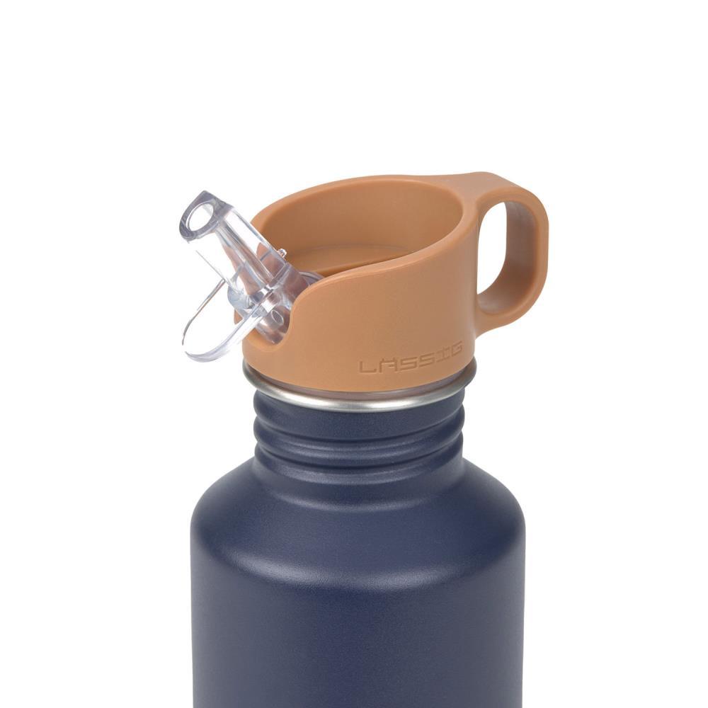 Lässig Trinkflasche 0,5 Liter Edelstahl Little Gang Smile Navy