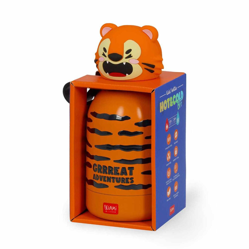 Legami Trinkflasche Tiger Edelstahl 310 ml