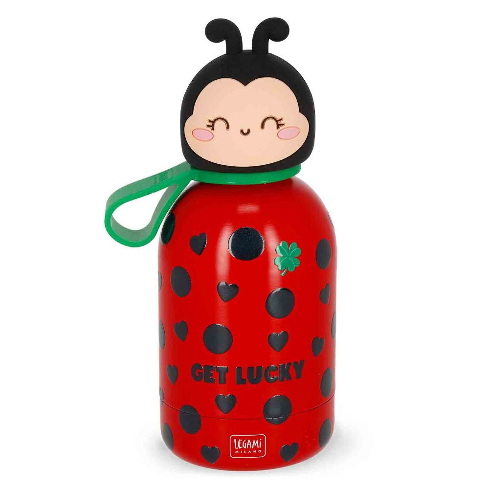 Legami Trinkflasche Ladybug Marienkäfer Edelstahl 310 ml