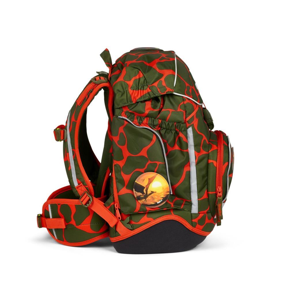 Ergobag Pack FeuerspeiBär Lumi Edition Schulrucksack Set 6tlg.