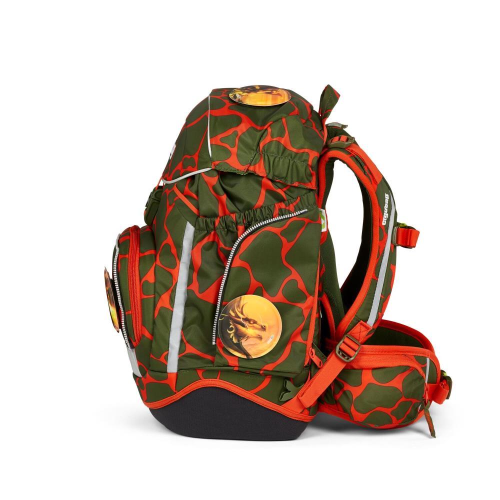 Ergobag Pack FeuerspeiBär Lumi Edition Schulrucksack Set 6tlg.