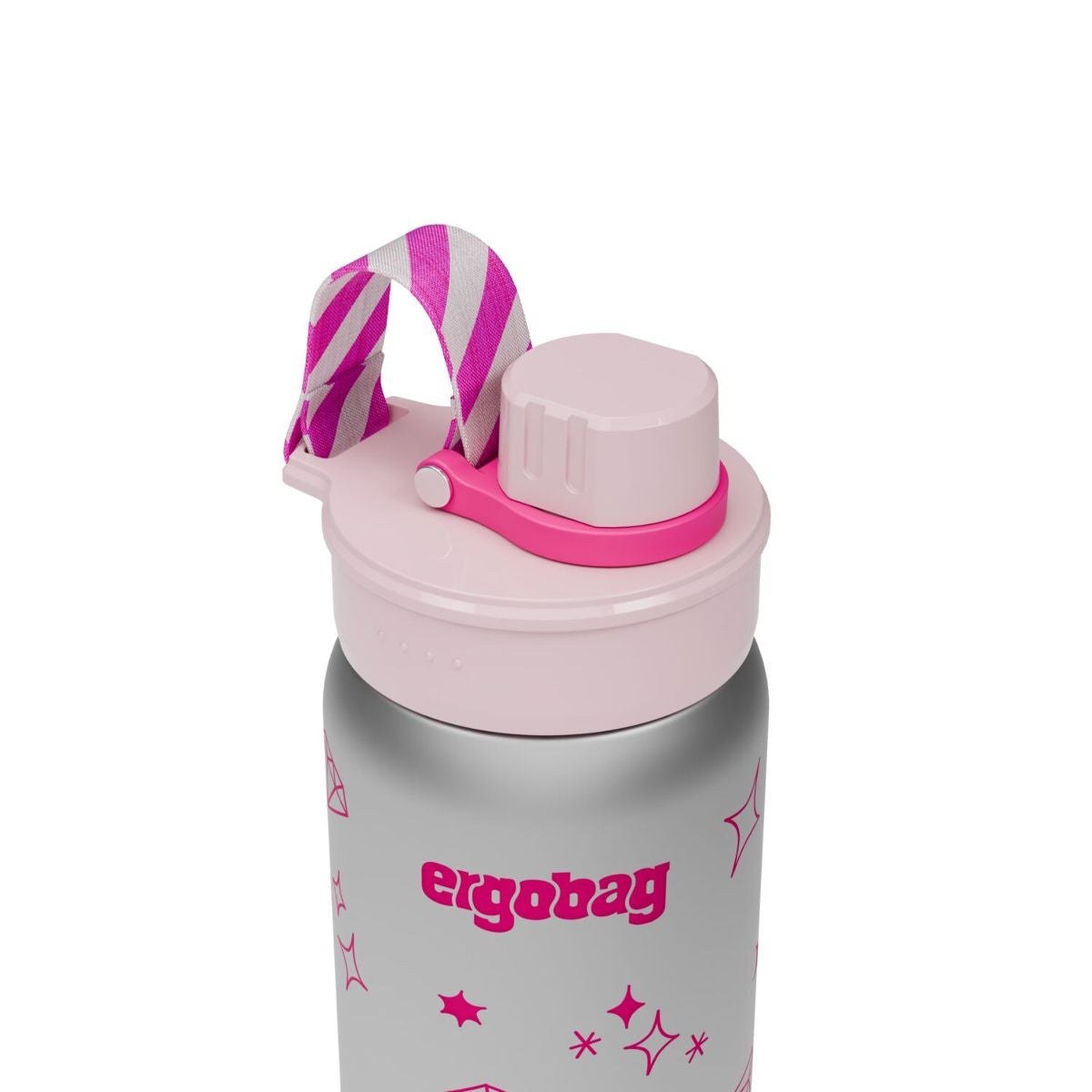Ergobag Edelstahl Trinkflasche Glitzer 0,5 l
