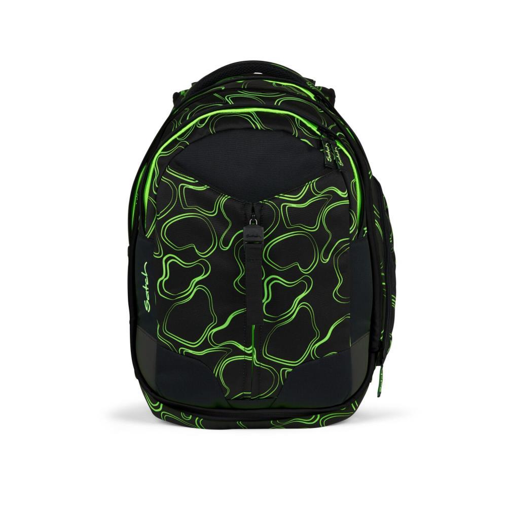 Satch Match Green Supreme Schulrucksack Set 2tlg.