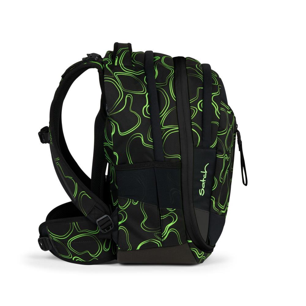 Satch Match Green Supreme Schulrucksack Set 3tlg.