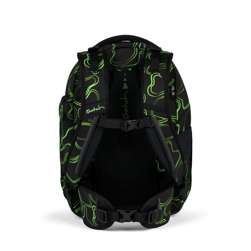 Satch Match Green Supreme Schulrucksack Set 3tlg.