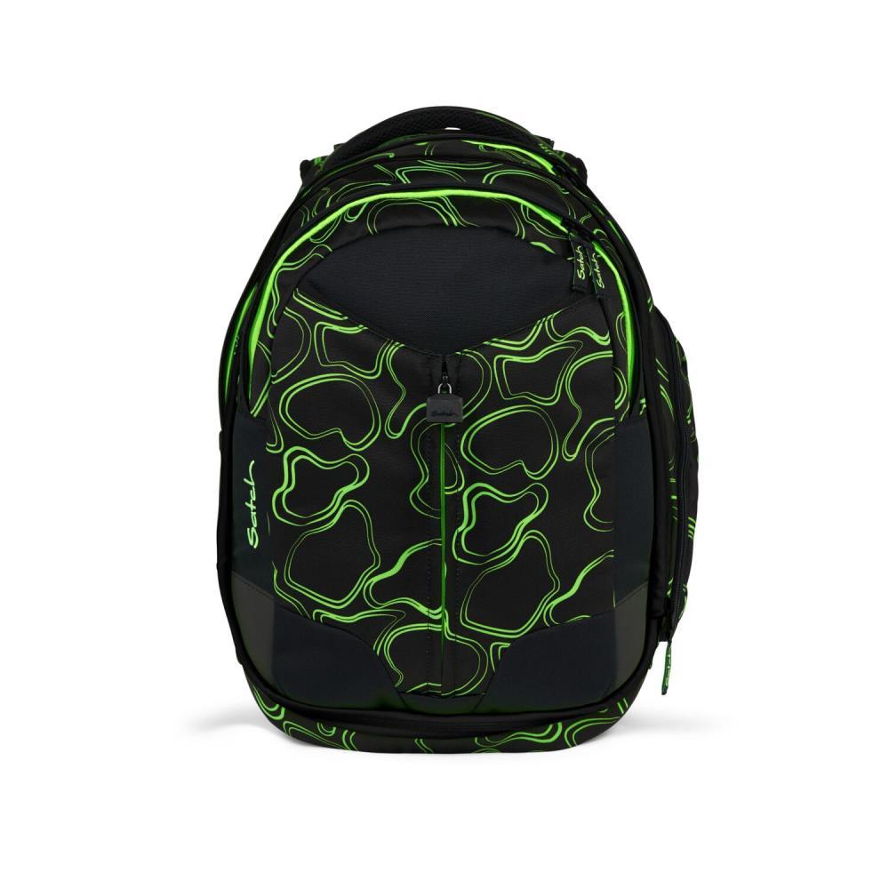 Satch Match Green Supreme Schulrucksack Set 3tlg.