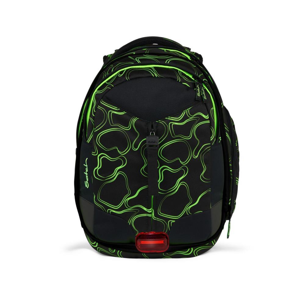 Satch Match Green Supreme Schulrucksack Set 3tlg.