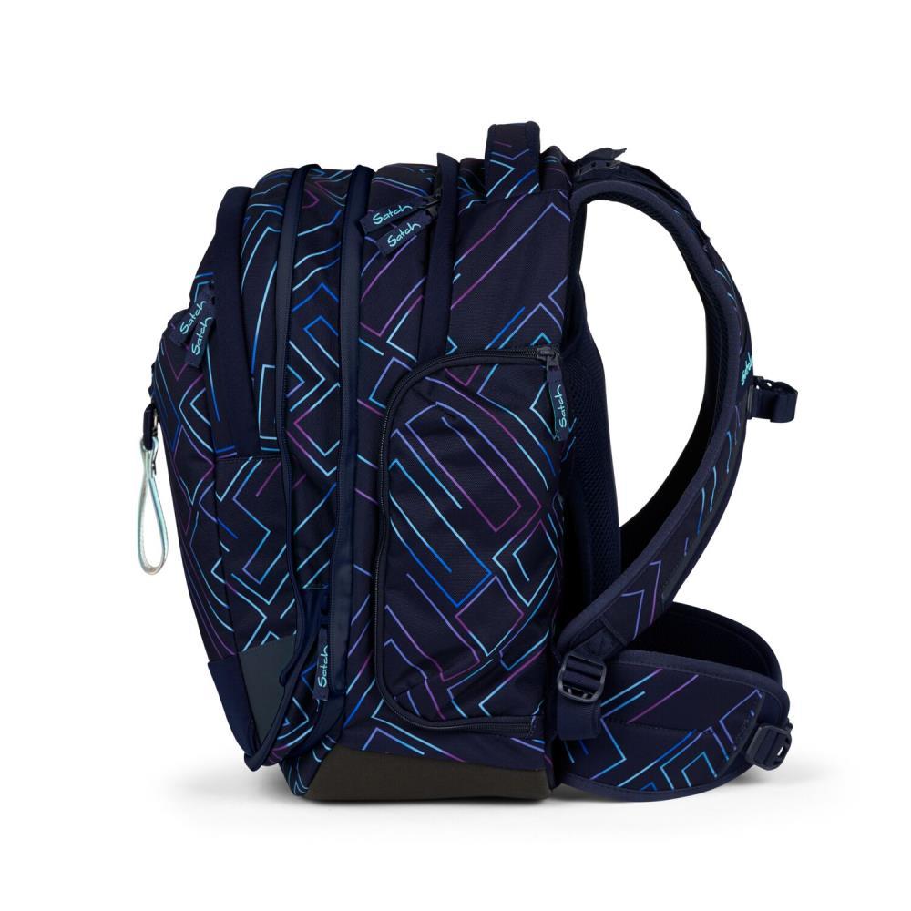 Satch Match Purple Laser Schulrucksack Set 2tlg.