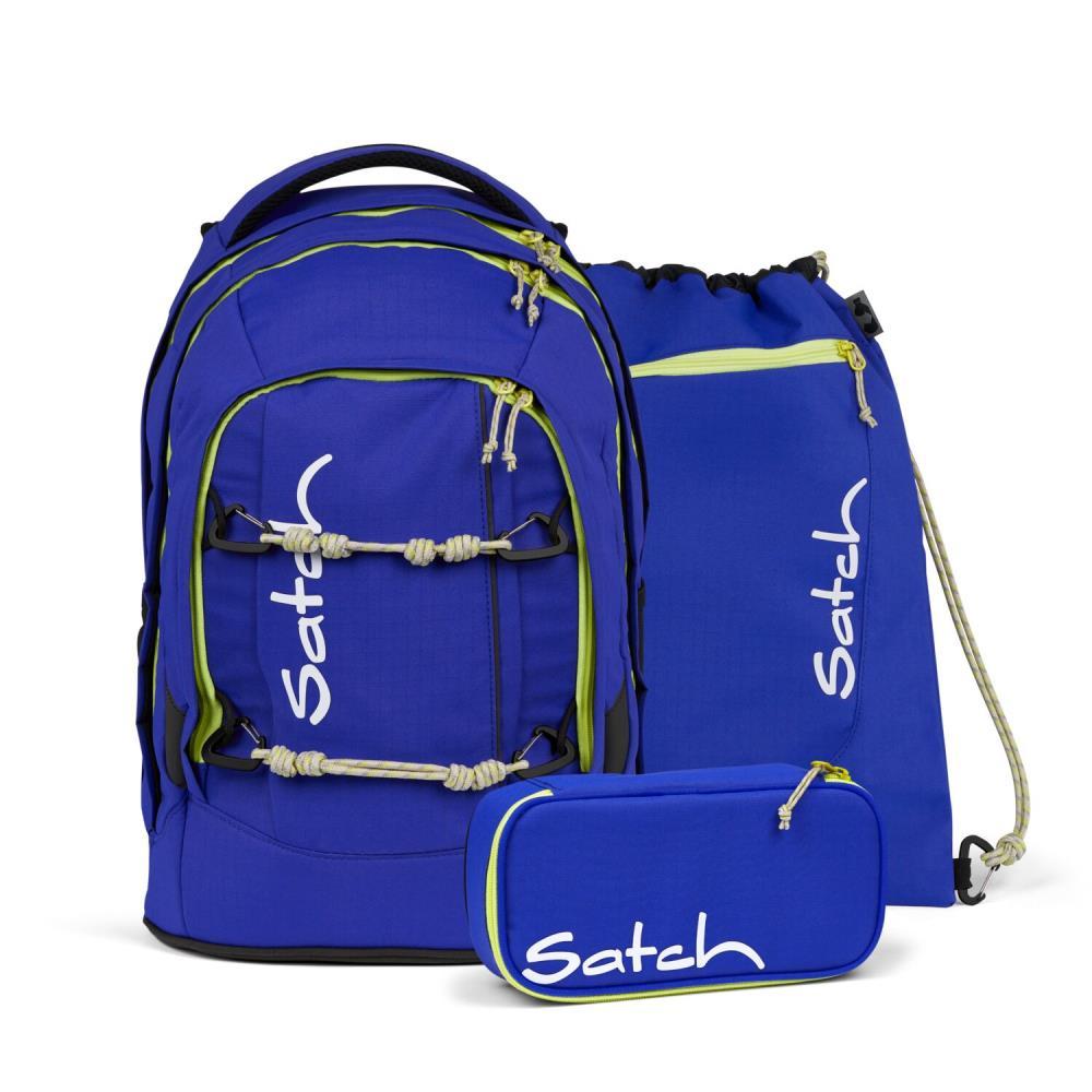 Satch Pack Blue Climber Adventure Special Edition Schulrucksack Set 3tlg.