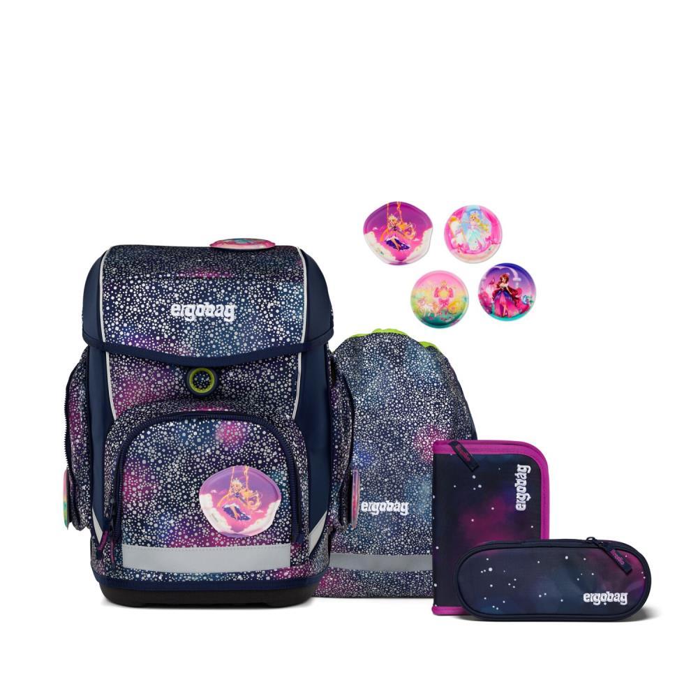 Ergobag Cubo Bärlaxy Super Reflex Glow Edition Schulranzen Set 5tlg.