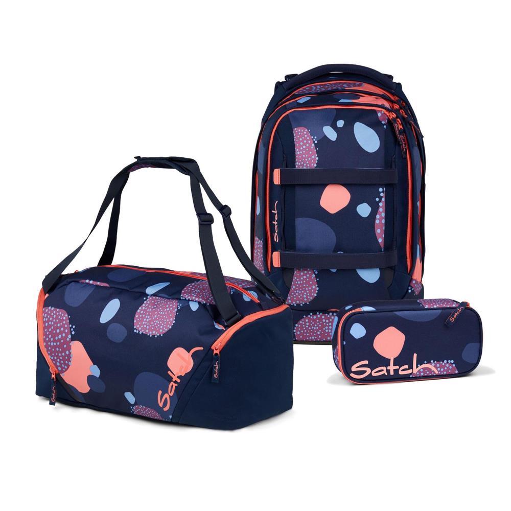 Satch Pack Coral Reef Schulrucksack Set 3tlg.