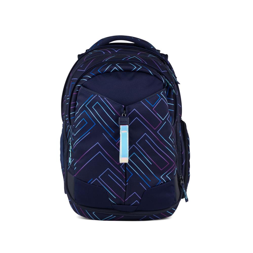 Satch Match Purple Laser Streetwalk Edition Schulrucksack Set 4tlg.