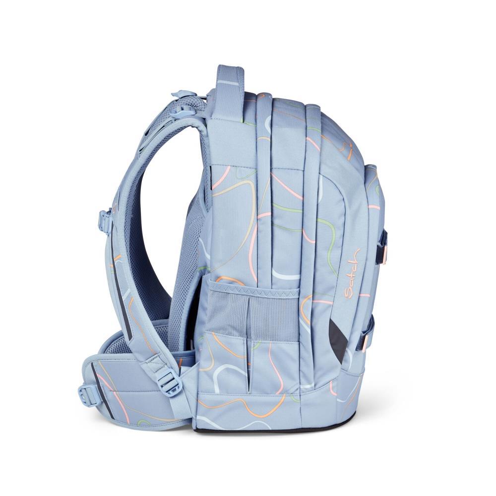 Satch Pack Vivid Blue Schulrucksack Set 2tlg.