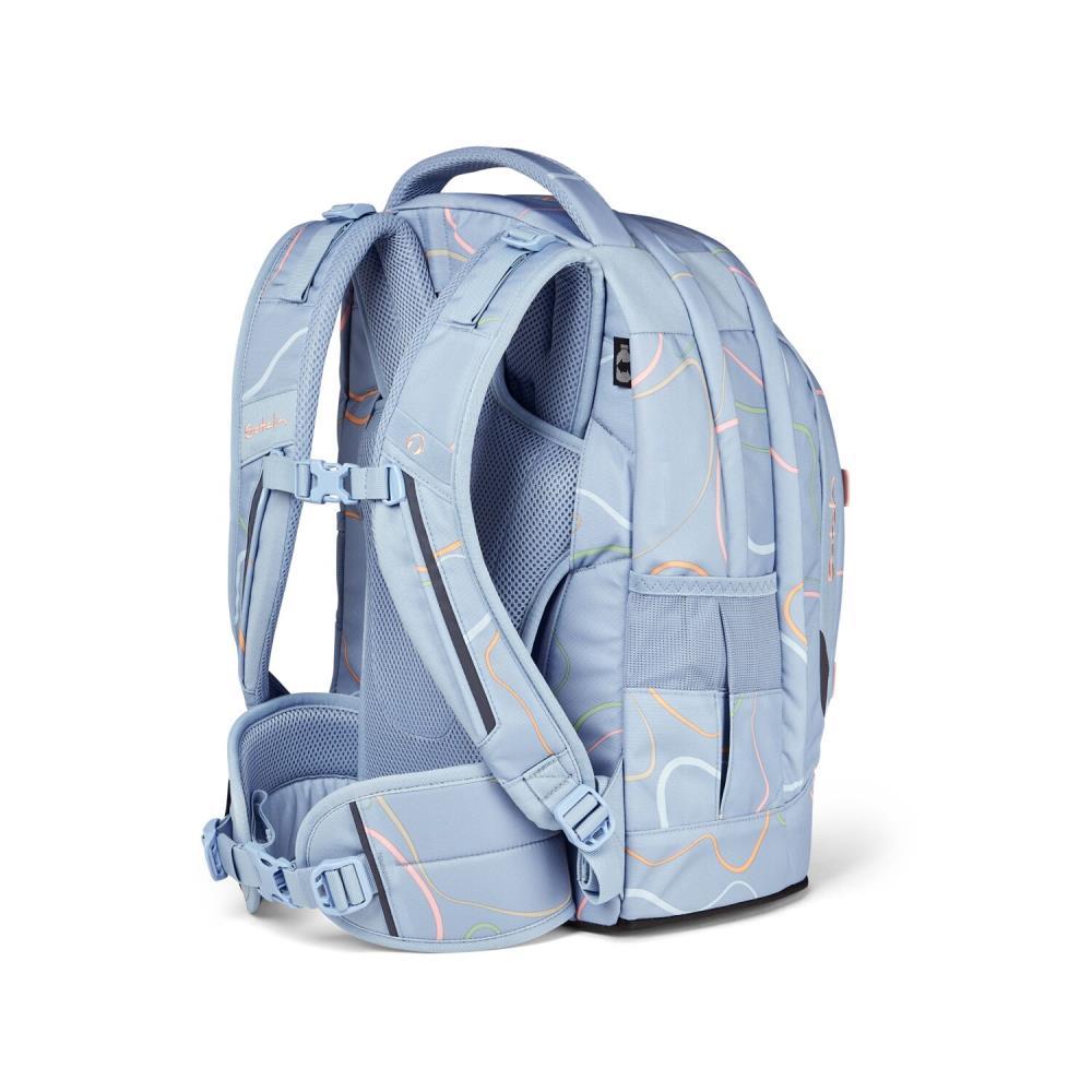 Satch Pack Vivid Blue Schulrucksack Set 2tlg.