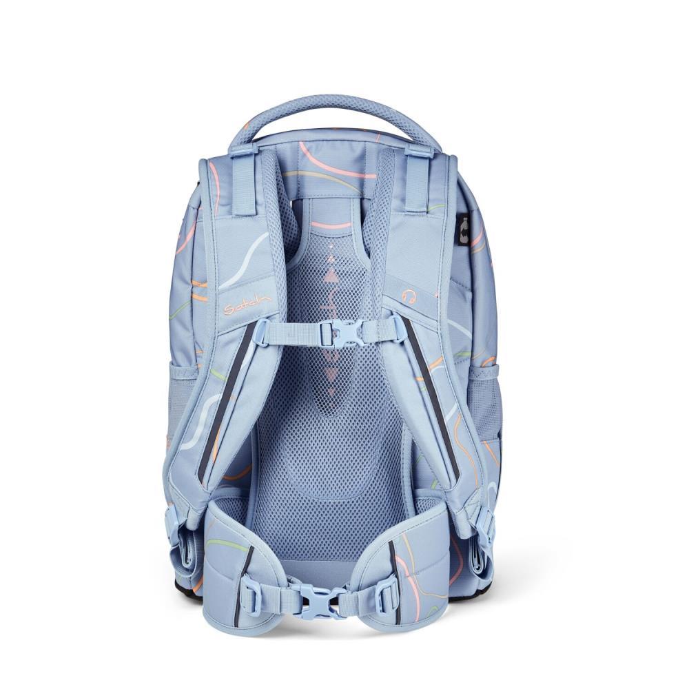 Satch Pack Vivid Blue Schulrucksack Set 2tlg.