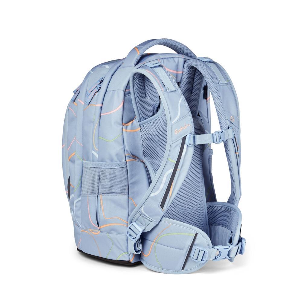 Satch Pack Vivid Blue Schulrucksack Set 2tlg.