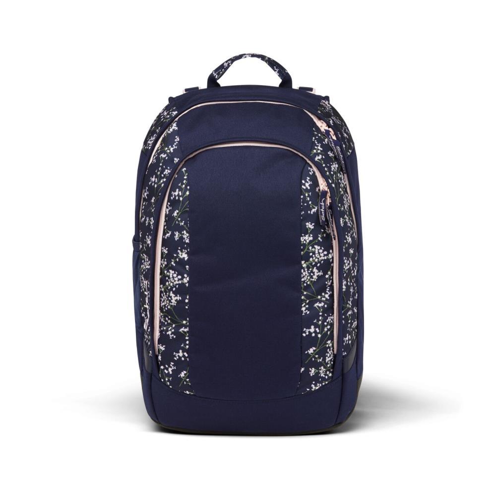 Store Schulrucksack Satch blau mit Hibiskus Blumen