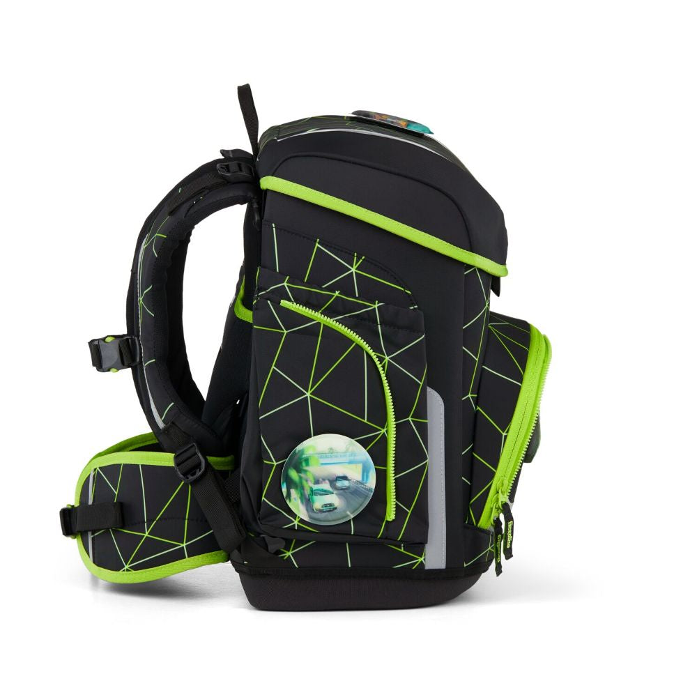 Ergobag Cubo CyBär Race Color Flash Edition Schulranzen Set 5tlg.