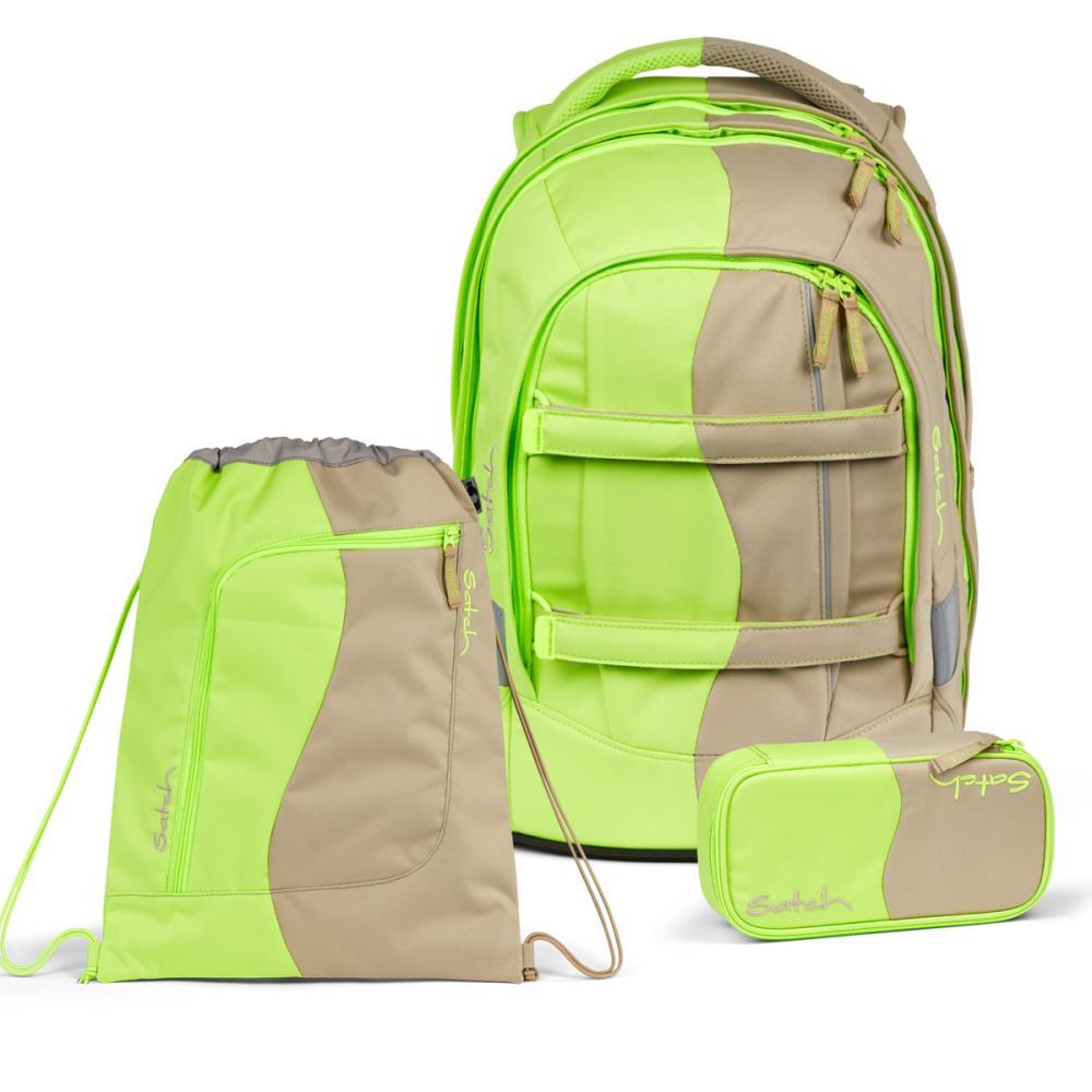 Satch Pack Double Trouble Think Twice Special Edition Schulrucksack Set 3tlg.