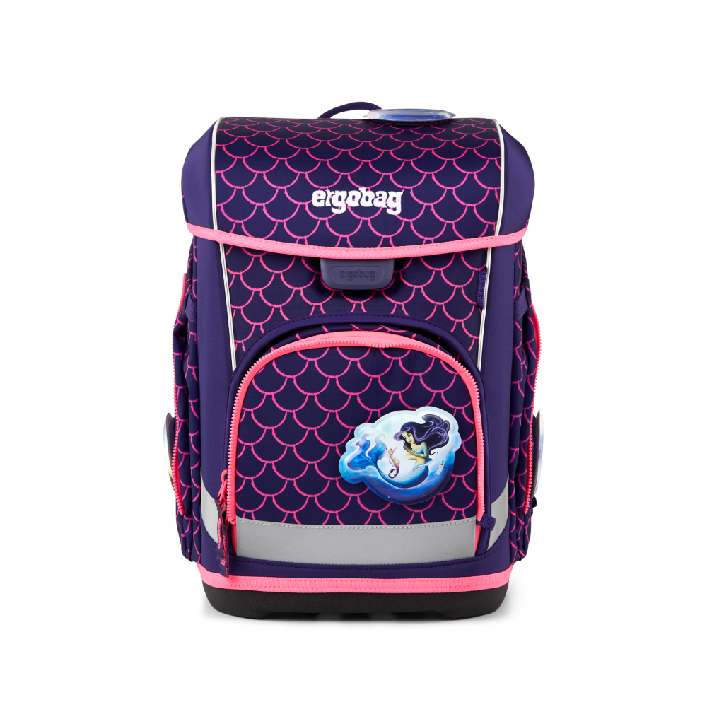 Ergobag Cubo Light PerlentauchBär Color Flash Edition Schulranzen Set 5tlg.