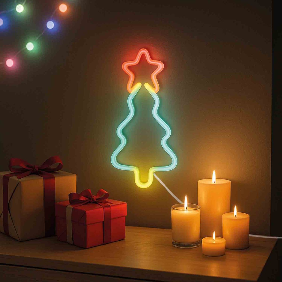 Legami Weihnachtsbaum LED Neon Schild