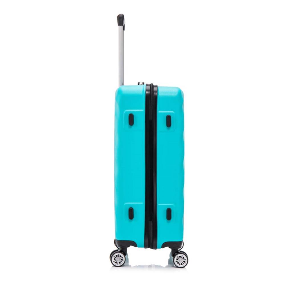 Herolite Paris Türkis 4-Doppelrollen Trolley L 77 cm