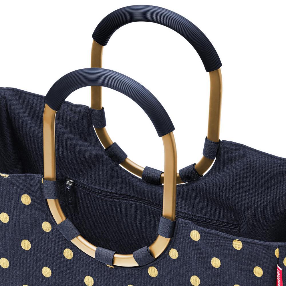 Reisenthel Loopshopper Frame Metallic Dots Blue L