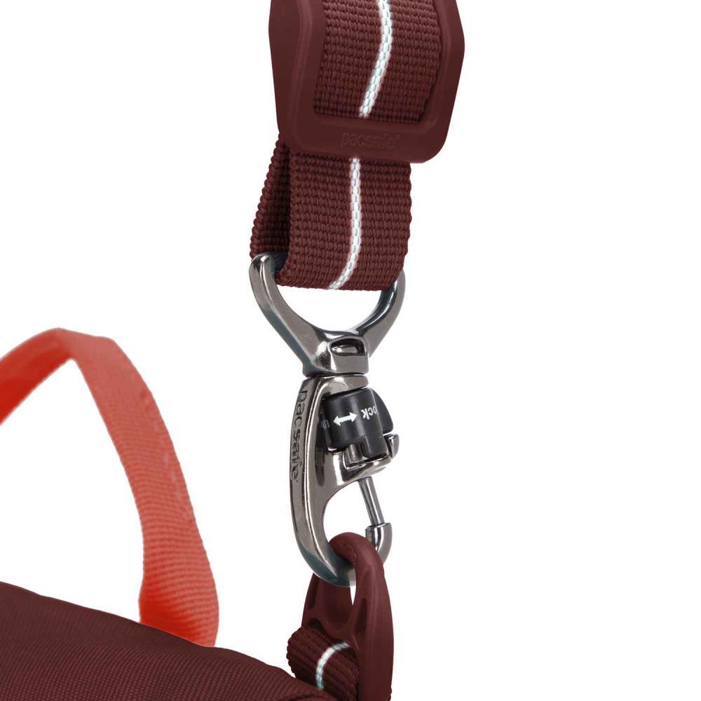 Pacsafe GO Saddle Garnet Red Anti-Theft Crossbody