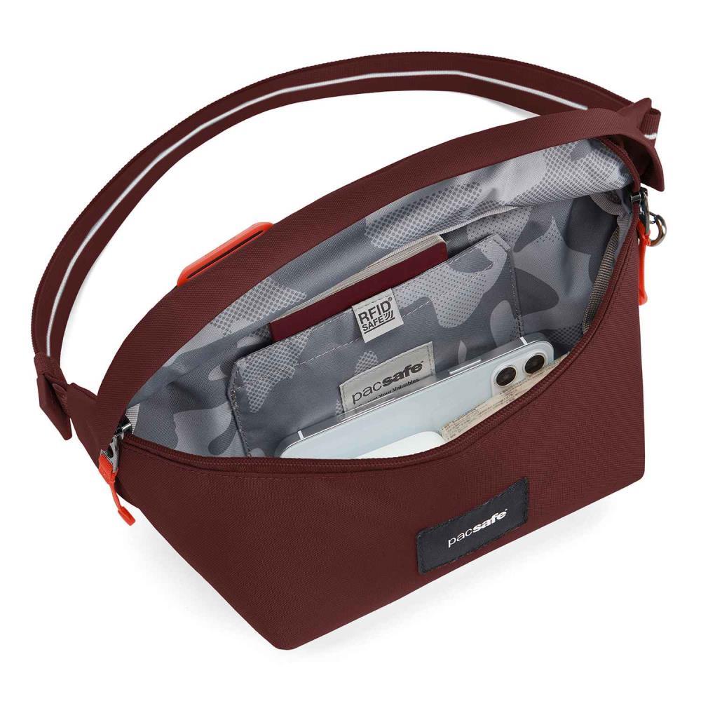 Pacsafe GO Sling Pack Garnet Red Anti-Theft Bauchtasche