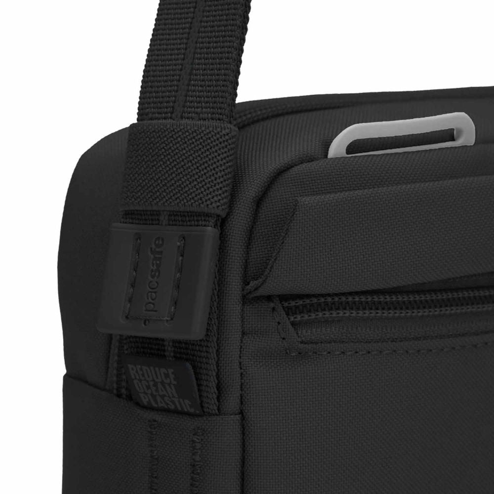 Pacsafe GO Jet Black Anti-Theft Crossbody Bag