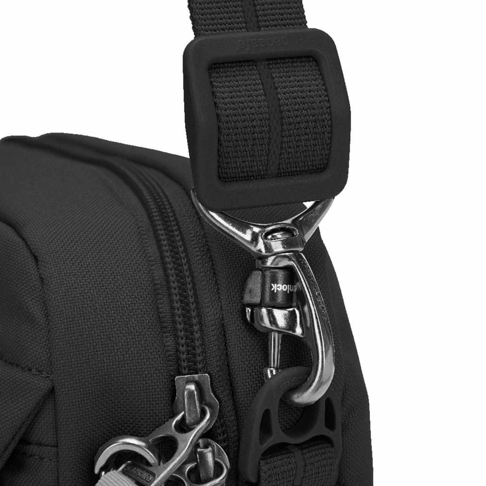 Pacsafe GO Jet Black Anti-Theft Crossbody Bag