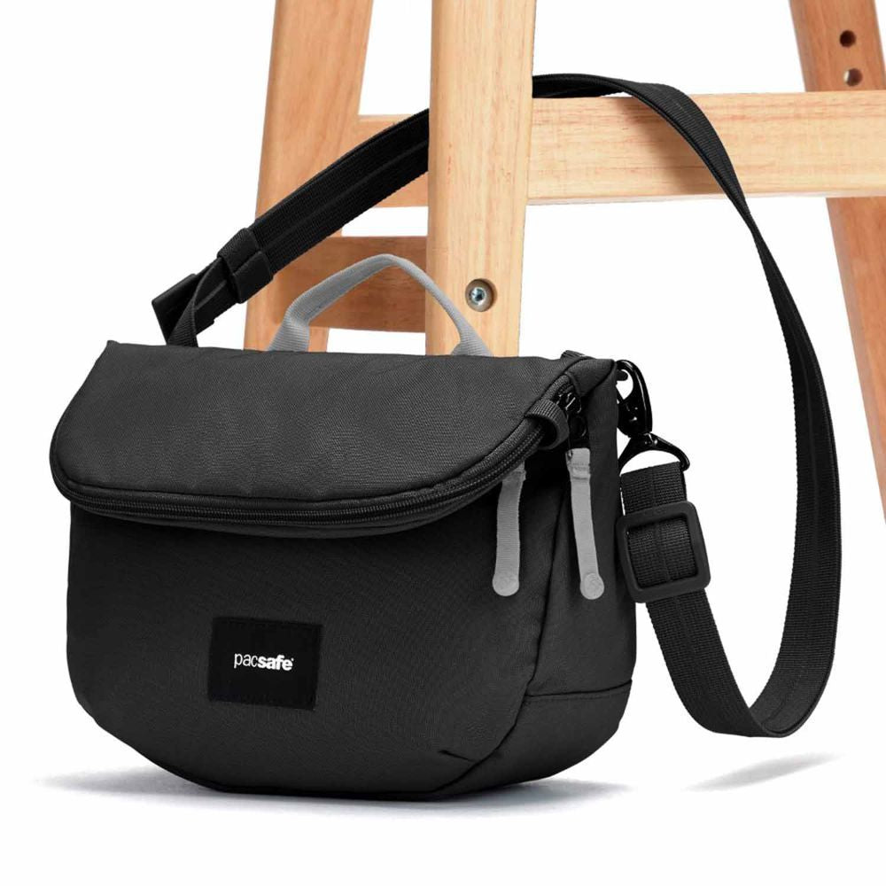 Pacsafe GO Saddle Jet Black Anti-Theft Crossbody