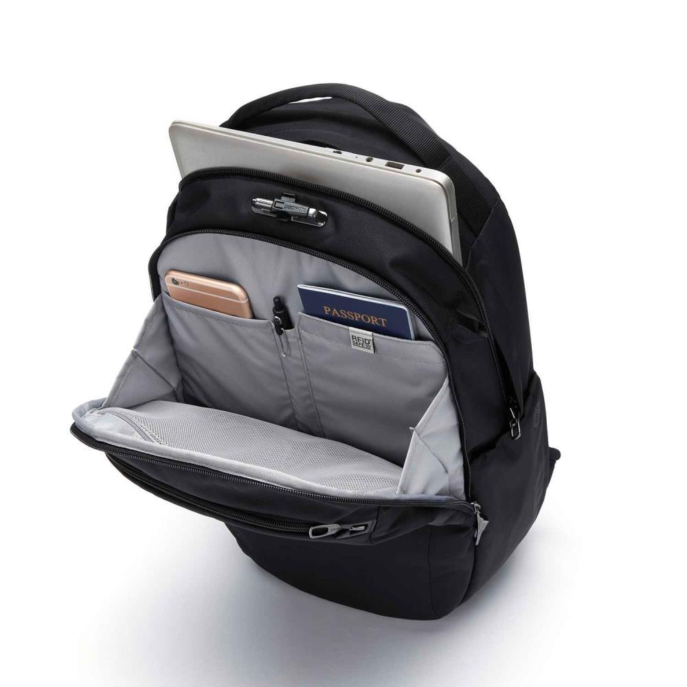 Pacsafe V Tour Jet Black 16" Anti-Theft Rucksack 26 l