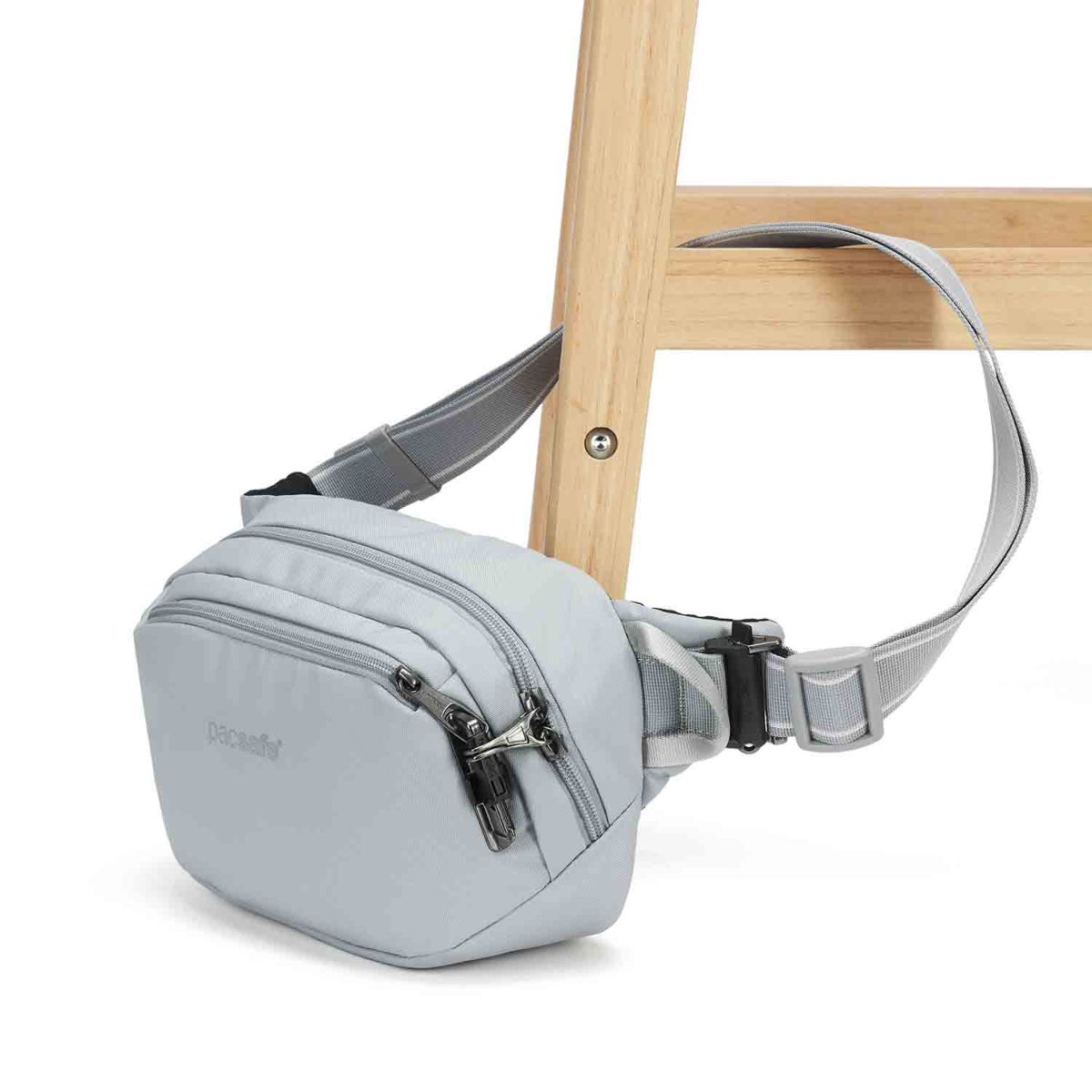 Pacsafe V Hip Pack Digital Gray Anti-Theft Bauchtasche