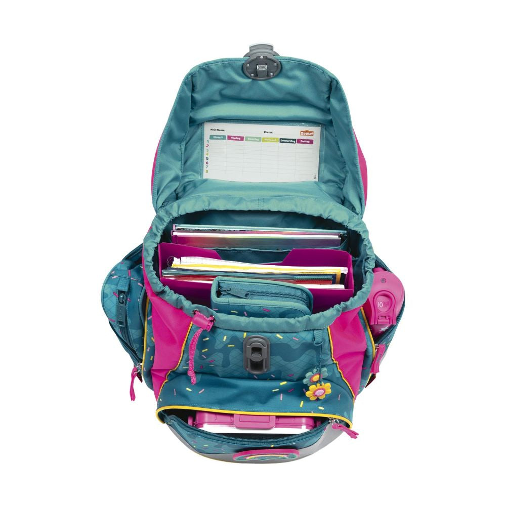 Scout Alpha Happy Confetti Schulrucksack Set 4tlg.