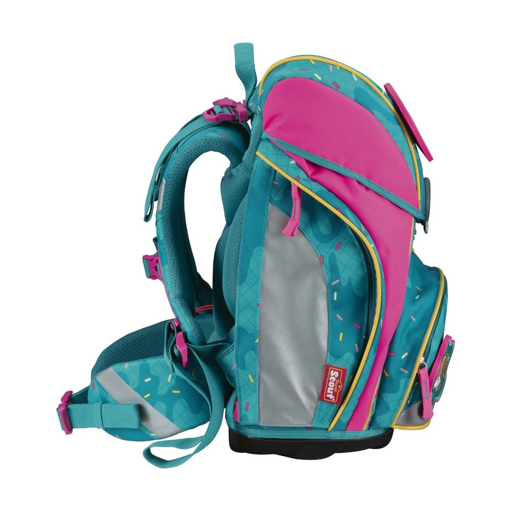 Scout Alpha Happy Confetti Schulrucksack Set 4tlg.