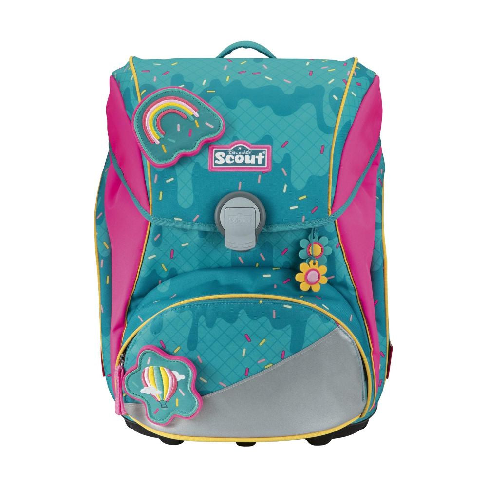 Scout Alpha Happy Confetti Schulrucksack Set 4tlg.