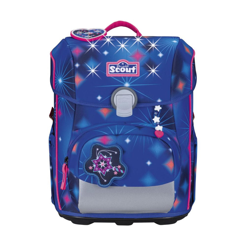 Scout Exklusiv LED Neo Sparkling Dream Schulranzen Set 4tlg.