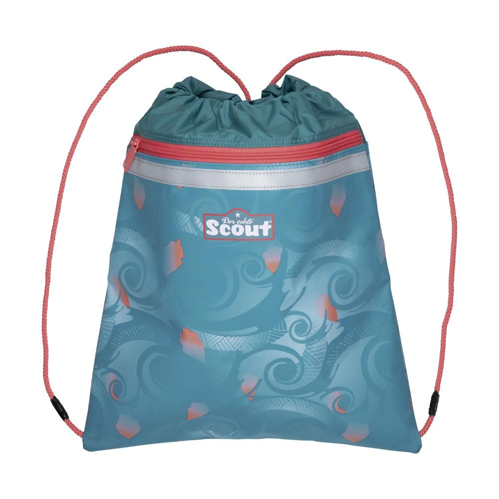 Scout Exklusiv Neo Safety Light Aloha Schulranzen Set 4tlg.