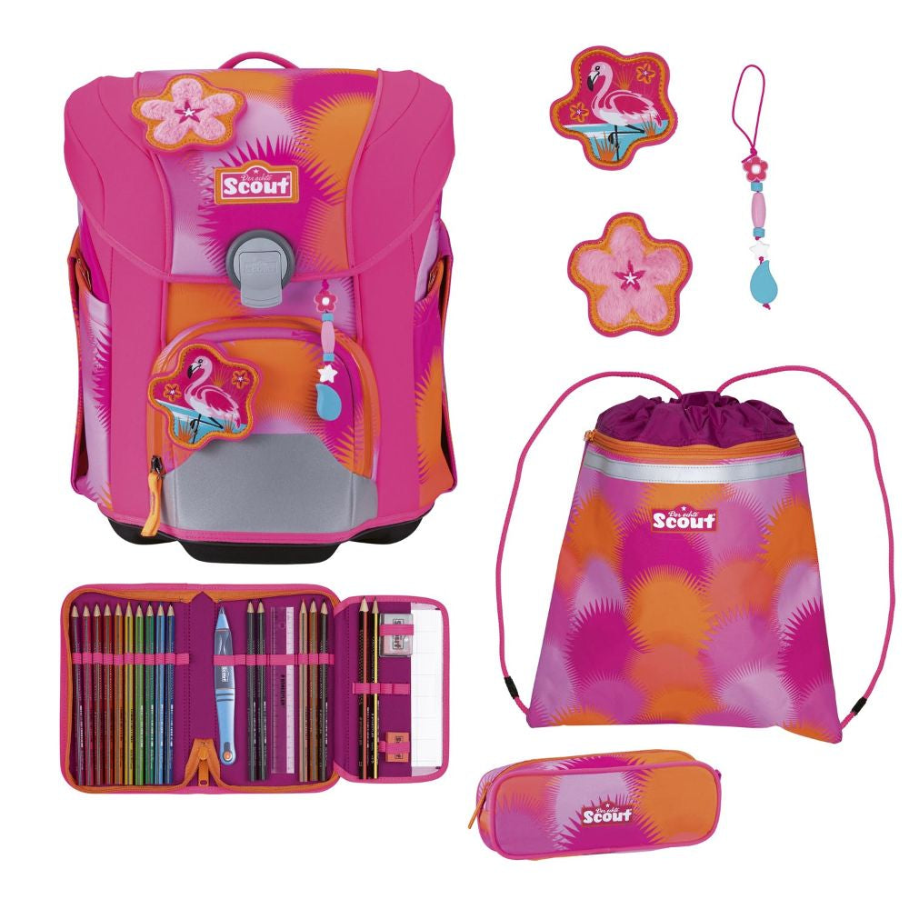 Scout Micro Florida Sunset Schulranzen Set 4tlg.