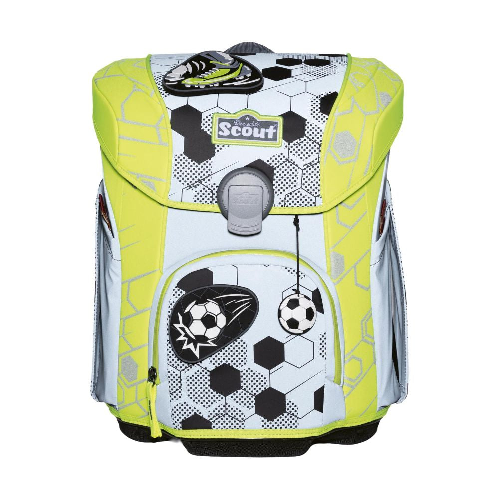 Scout Exklusive Superflash Extreme Micro Soccer Star Schulranzen Set 4tlg.