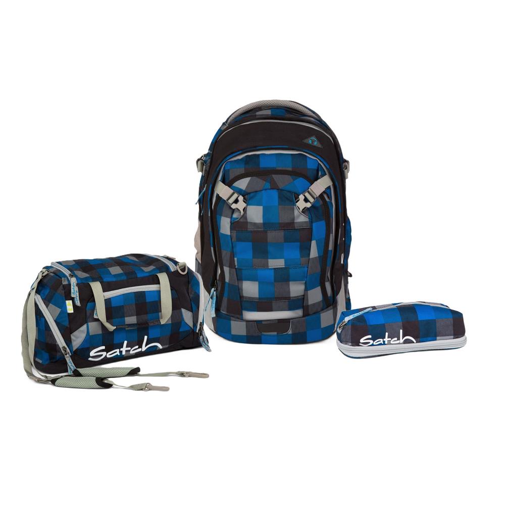 Satch Match Airtwist Schulrucksack Set 3tlg.