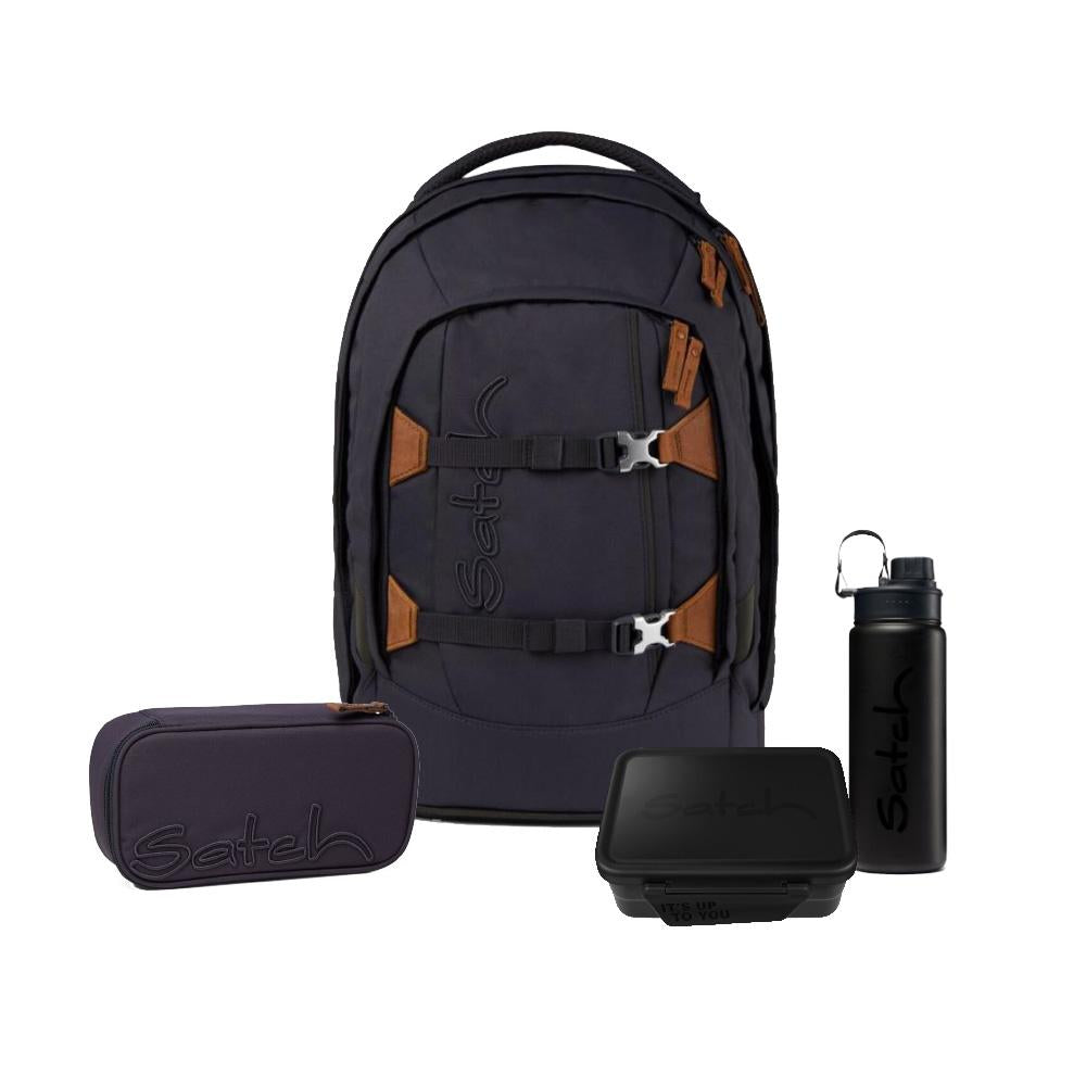 Satch Pack Nordic Grey Skandi Edition Schulrucksack Set 4tlg.