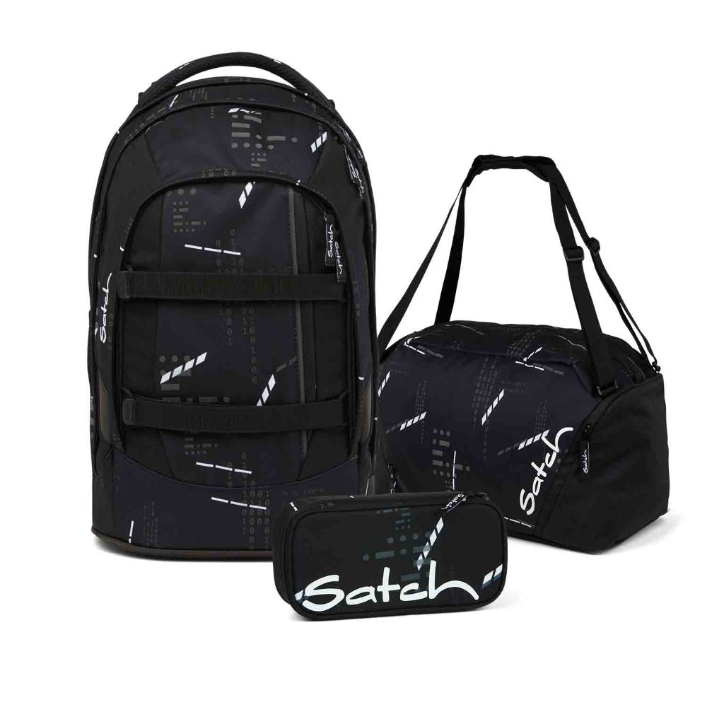Satch Pack Ninja Matrix Schulrucksack Set 3tlg.