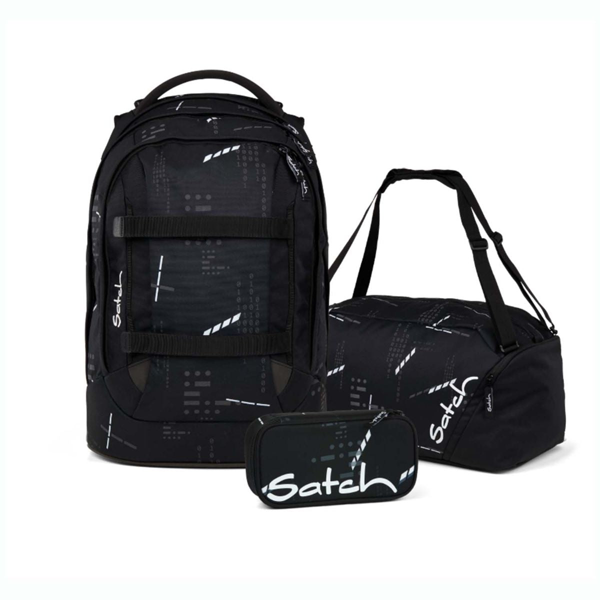 Satch Pack Ninja Matrix Schulrucksack Set 3tlg.