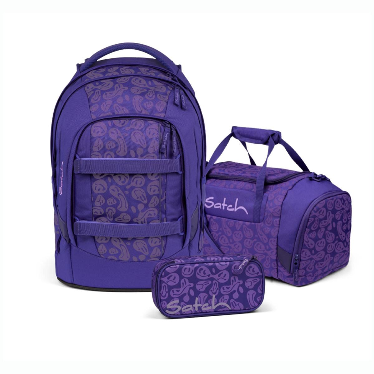 Satch Pack Bright Faces Schulrucksack Set 3tlg.