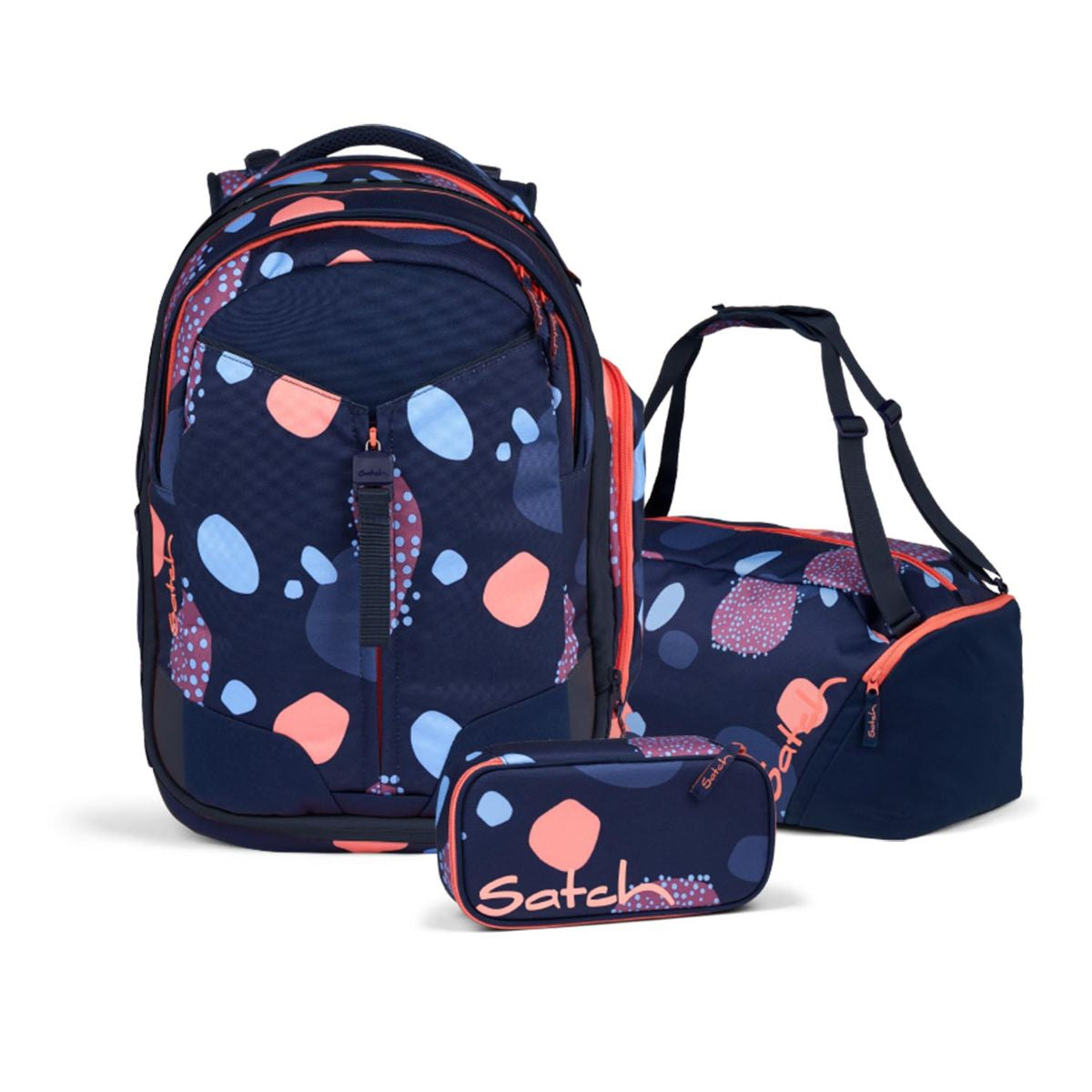 Satch Match Coral Reef Schulrucksack Set 3tlg.